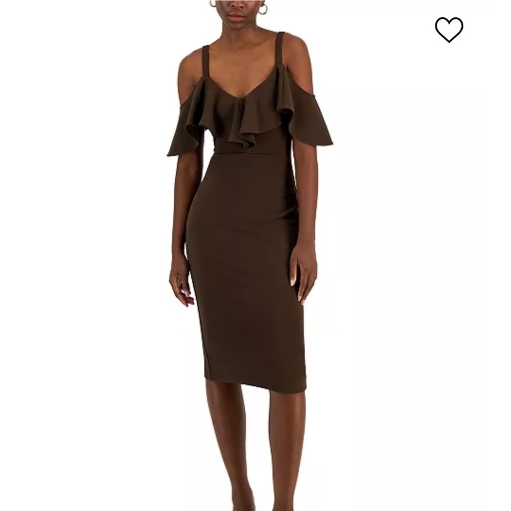RACHEL Rachel Roy Brown Mini Dress